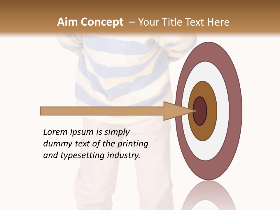 A Little Boy In A Santa Hat Is Holding A Sign PowerPoint Template