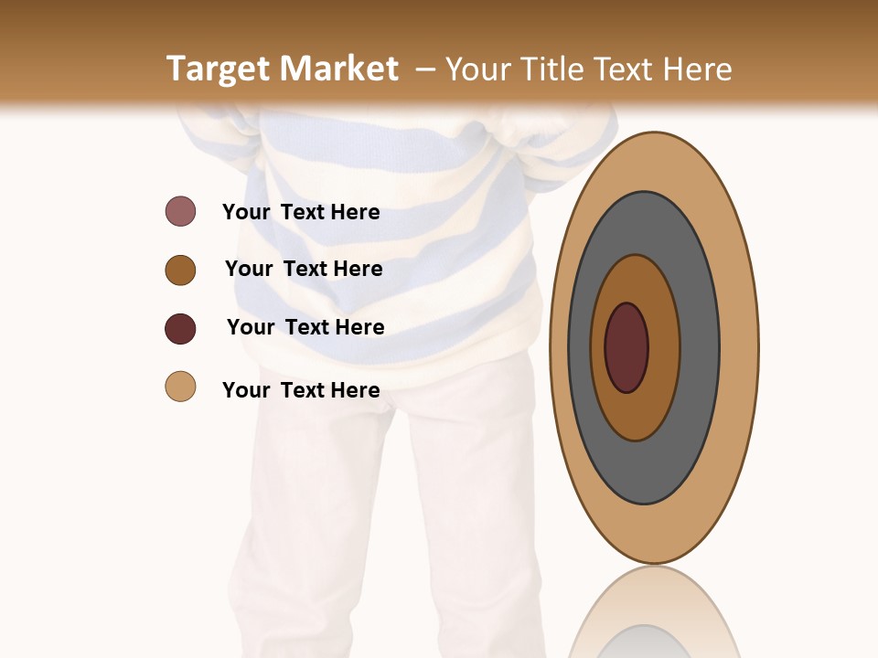 A Little Boy In A Santa Hat Is Holding A Sign PowerPoint Template