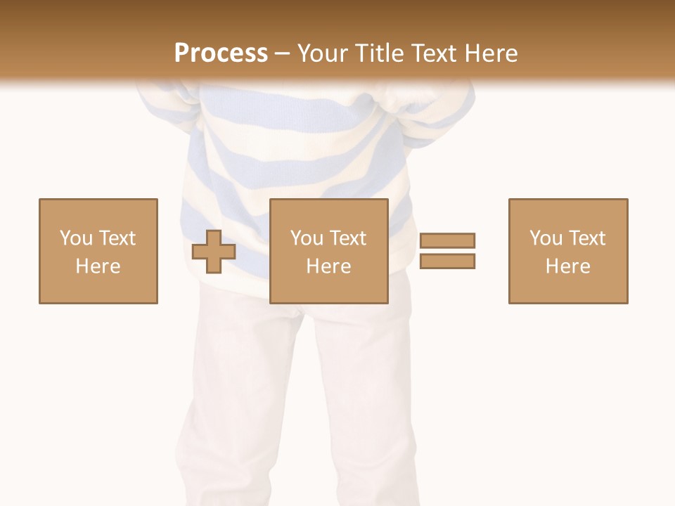 A Little Boy In A Santa Hat Is Holding A Sign PowerPoint Template