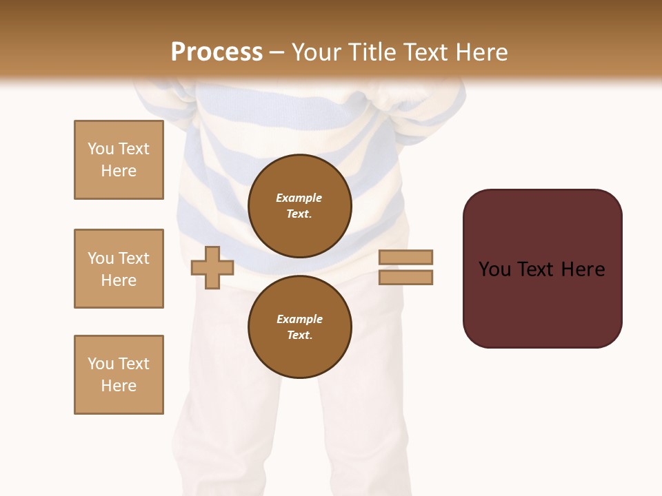 A Little Boy In A Santa Hat Is Holding A Sign PowerPoint Template