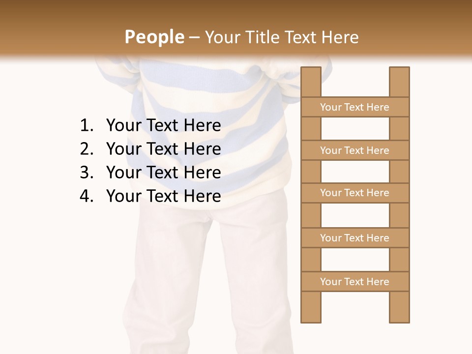 A Little Boy In A Santa Hat Is Holding A Sign PowerPoint Template