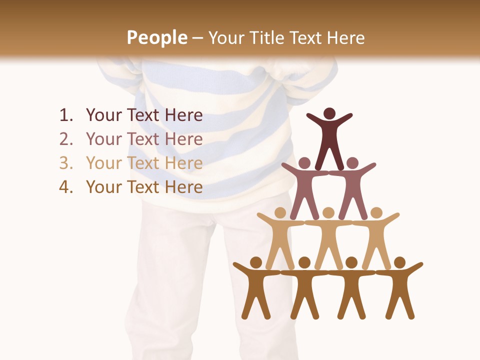 A Little Boy In A Santa Hat Is Holding A Sign PowerPoint Template