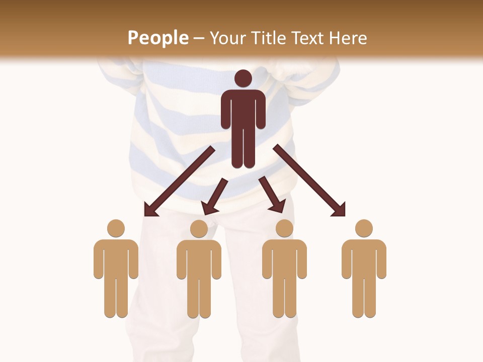 A Little Boy In A Santa Hat Is Holding A Sign PowerPoint Template