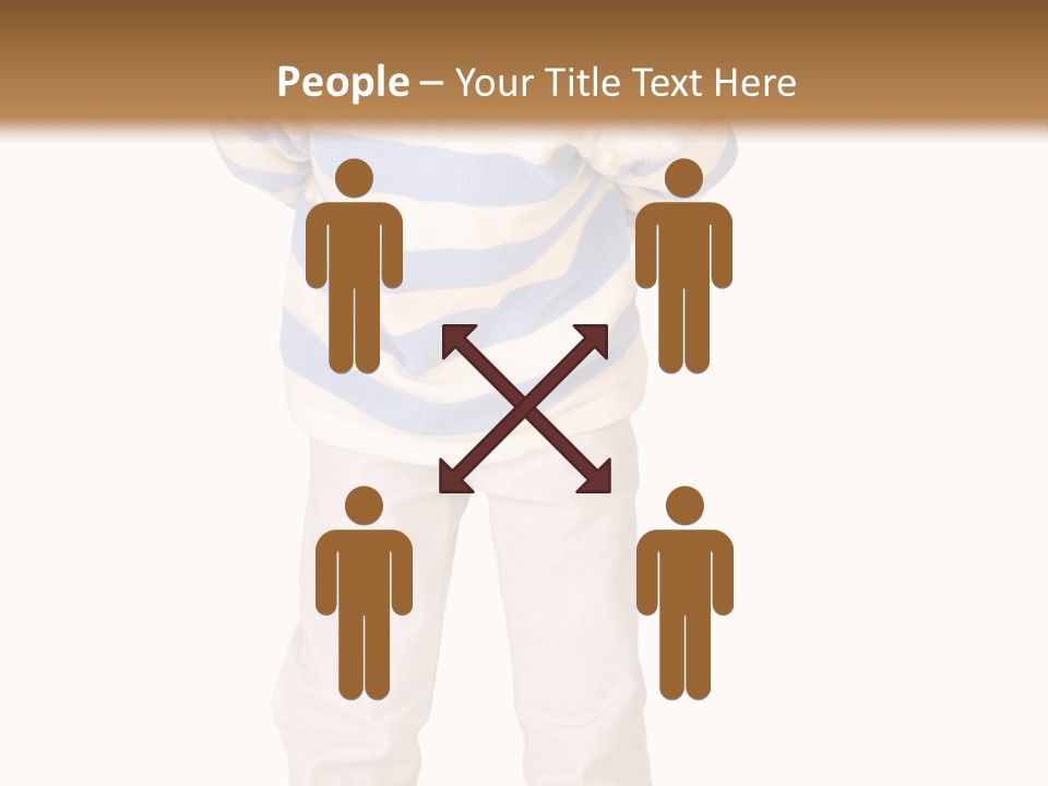 A Little Boy In A Santa Hat Is Holding A Sign PowerPoint Template