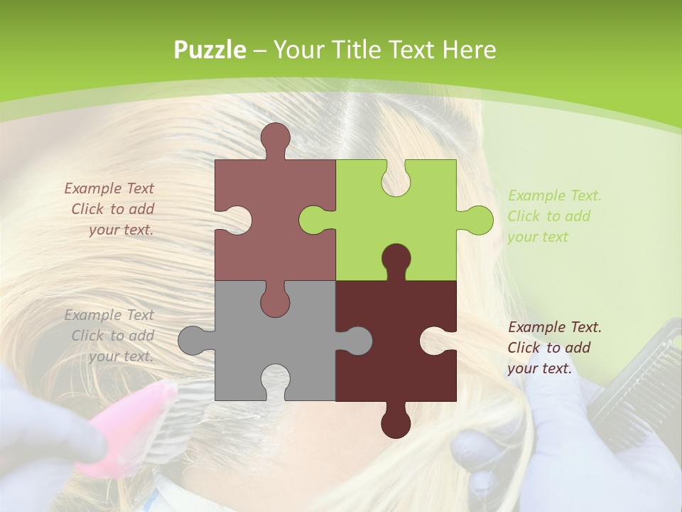 Salad Basket Healthy Eating PowerPoint Template