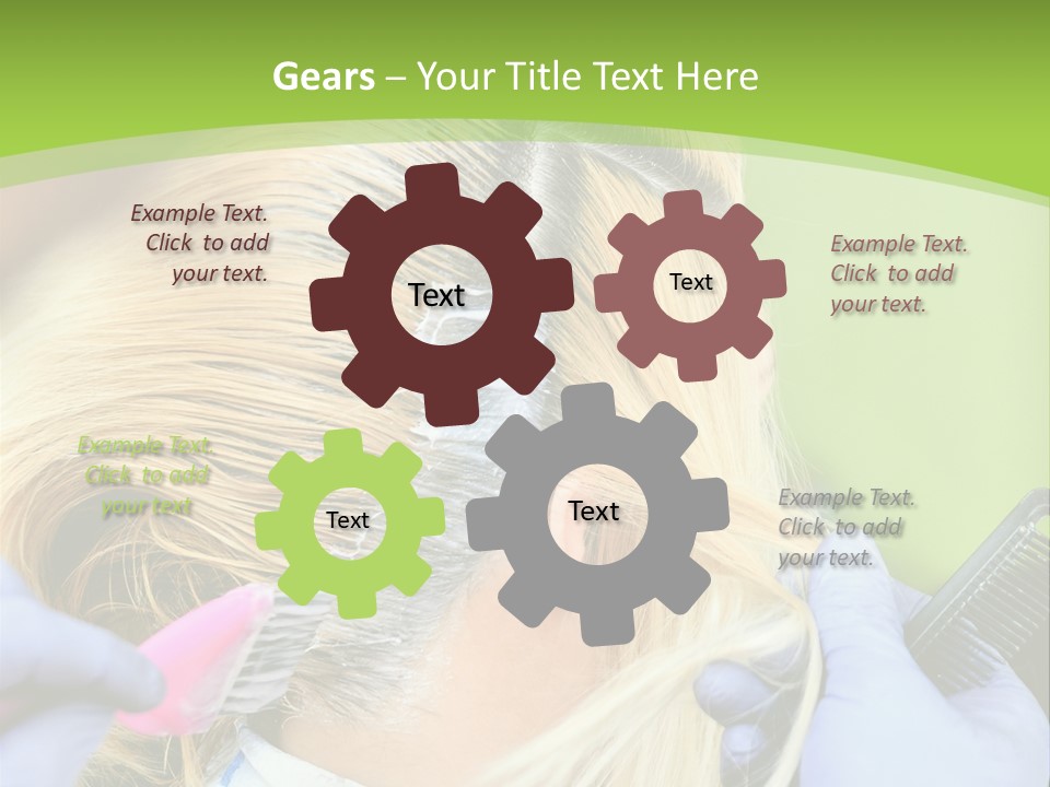 Salad Basket Healthy Eating PowerPoint Template