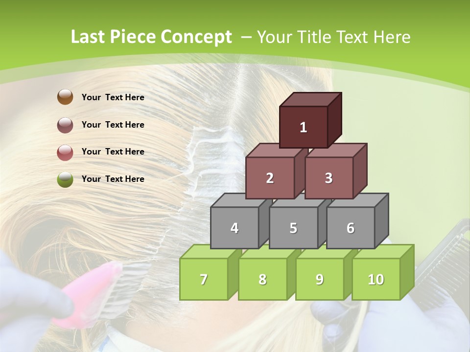 Salad Basket Healthy Eating PowerPoint Template