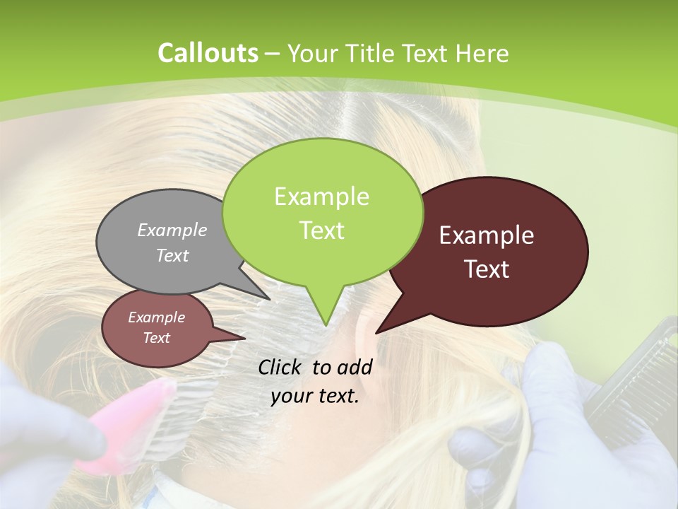 Salad Basket Healthy Eating PowerPoint Template