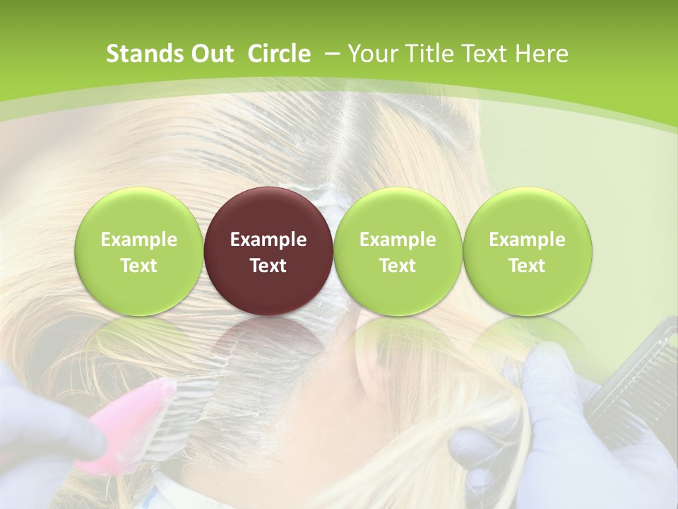 Salad Basket Healthy Eating PowerPoint Template