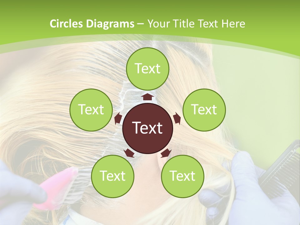 Salad Basket Healthy Eating PowerPoint Template