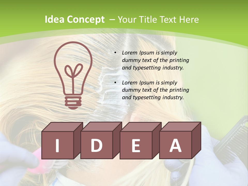 Salad Basket Healthy Eating PowerPoint Template