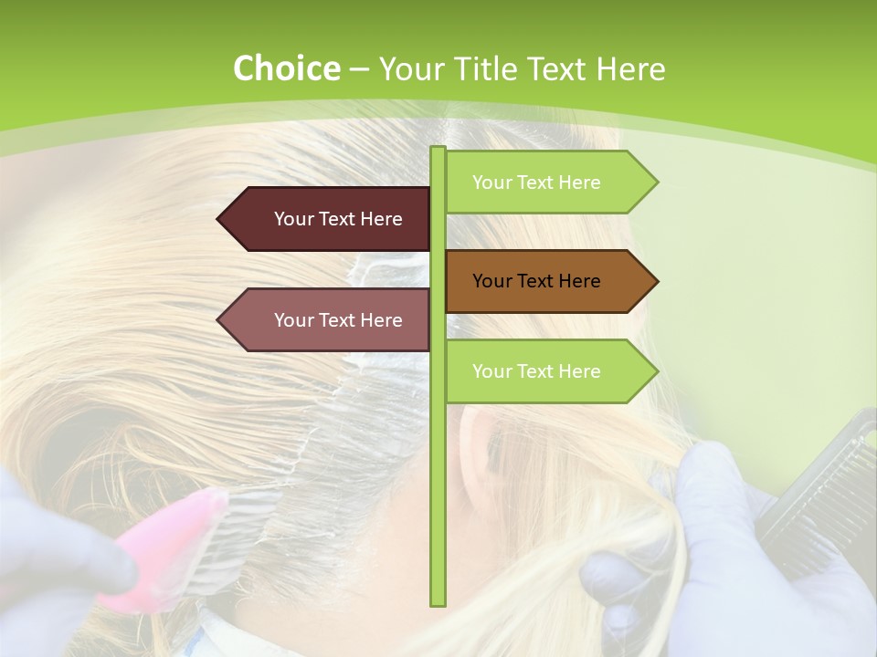 Salad Basket Healthy Eating PowerPoint Template