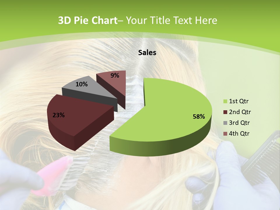 Salad Basket Healthy Eating PowerPoint Template