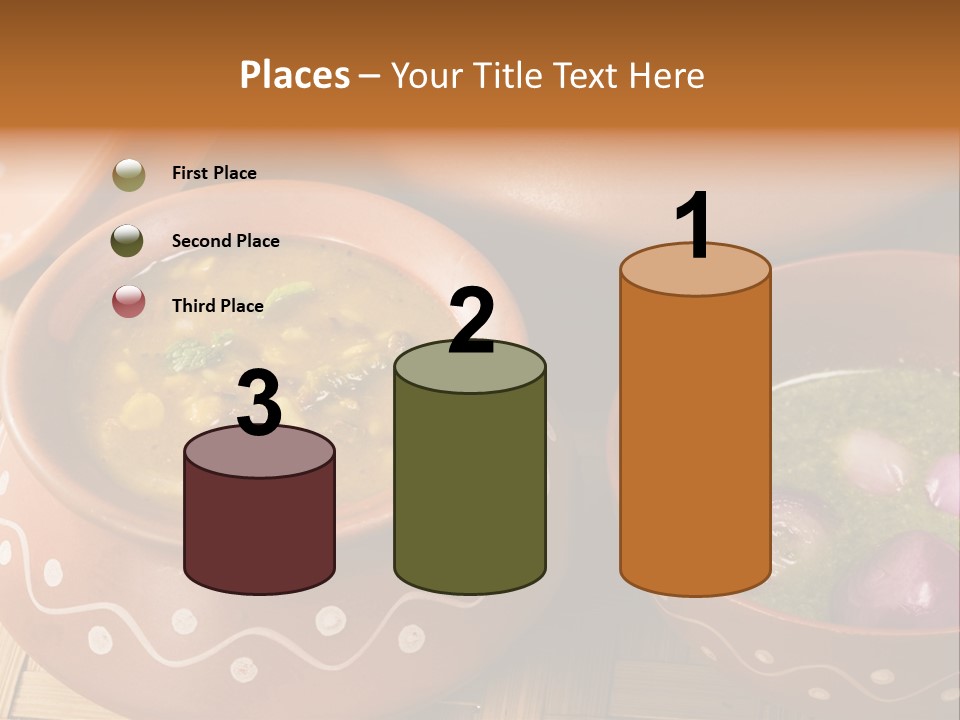 Salad Basket Healthy Eating PowerPoint Template