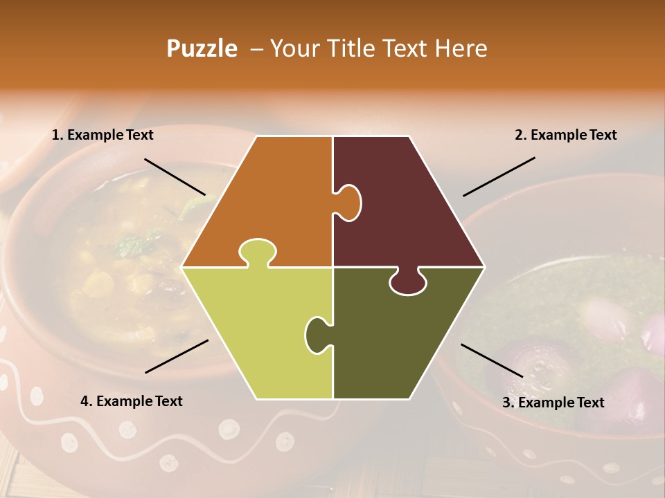 Salad Basket Healthy Eating PowerPoint Template