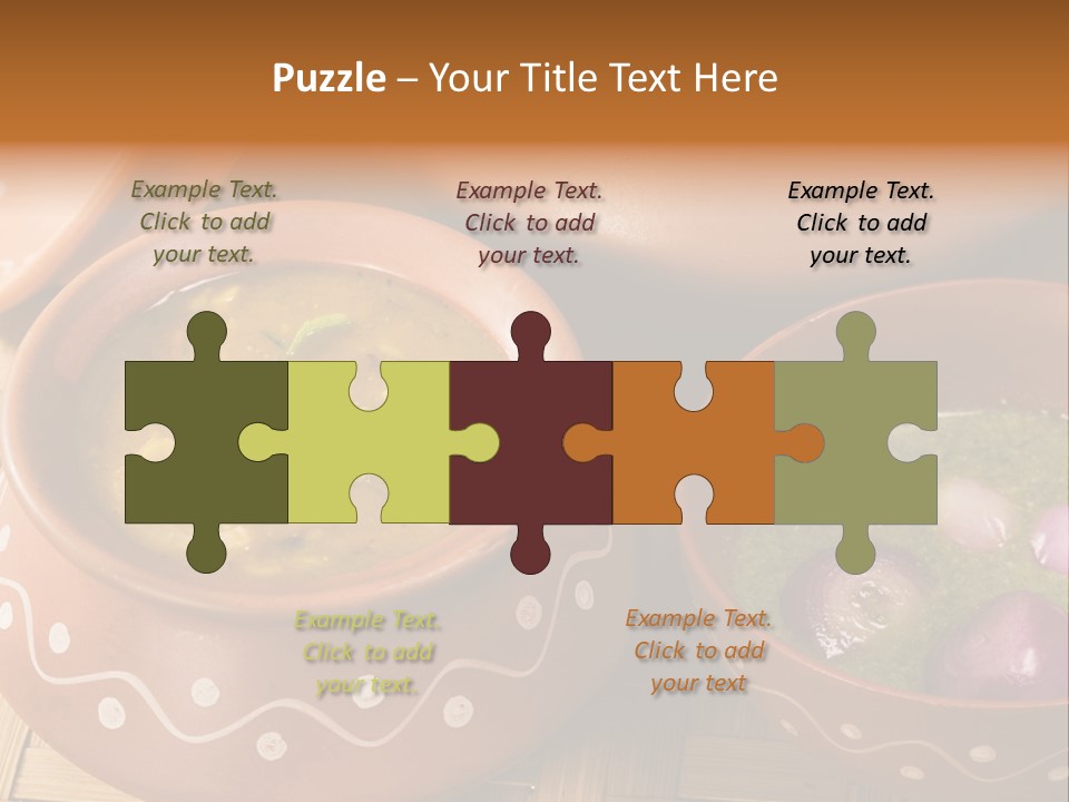 Salad Basket Healthy Eating PowerPoint Template