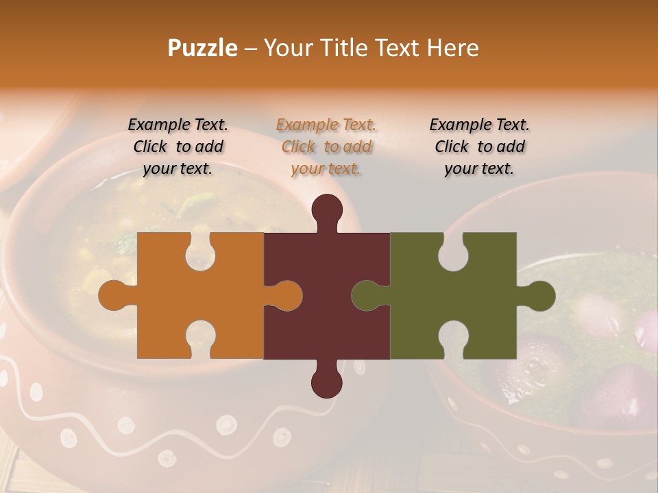 Salad Basket Healthy Eating PowerPoint Template