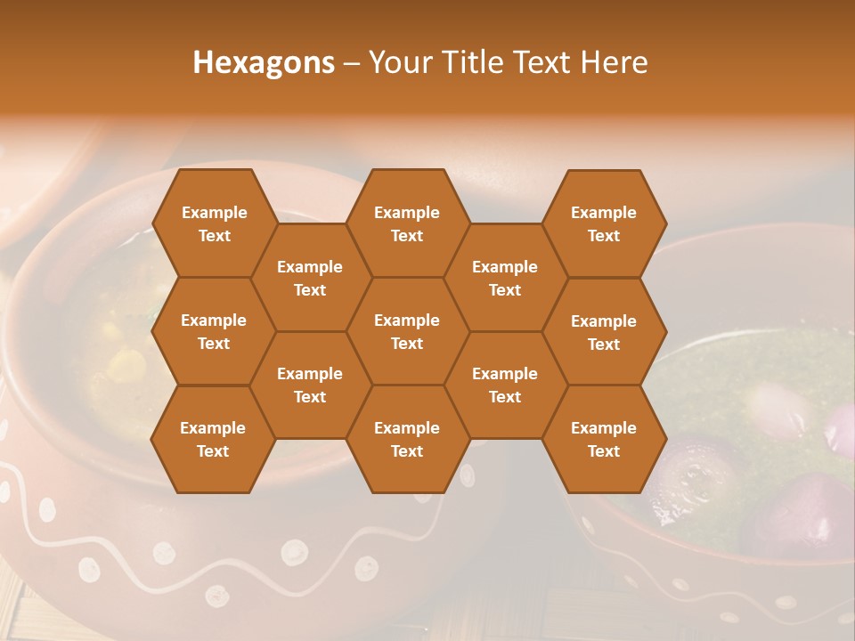 Salad Basket Healthy Eating PowerPoint Template