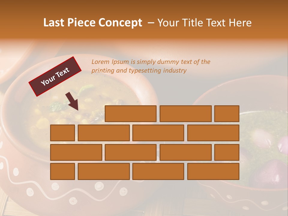 Salad Basket Healthy Eating PowerPoint Template