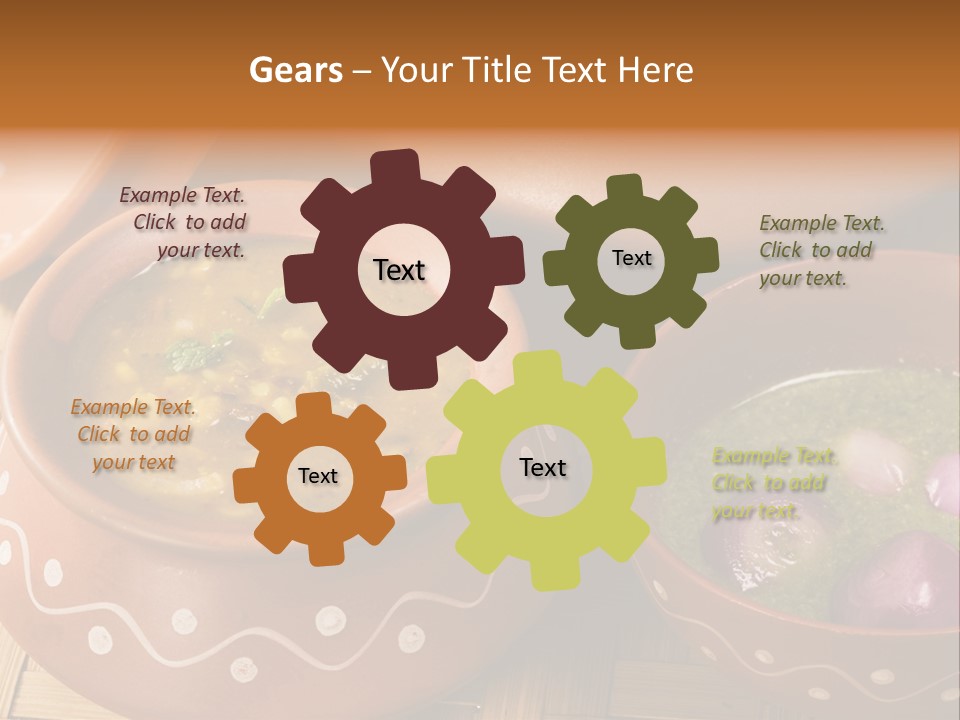 Salad Basket Healthy Eating PowerPoint Template