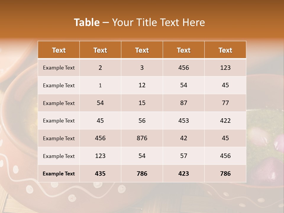 Salad Basket Healthy Eating PowerPoint Template