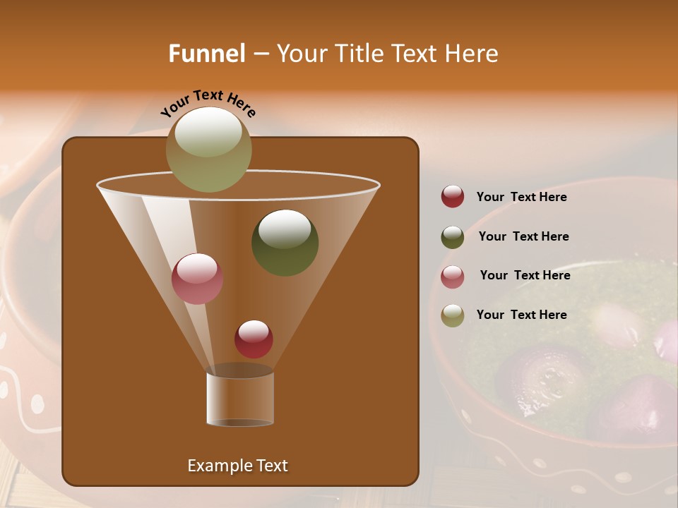 Salad Basket Healthy Eating PowerPoint Template