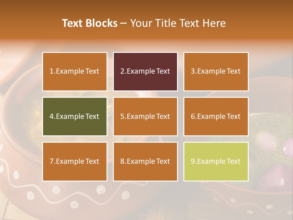 Salad Basket Healthy Eating PowerPoint Template