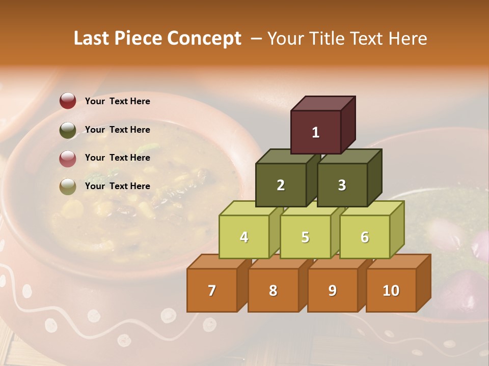 Salad Basket Healthy Eating PowerPoint Template