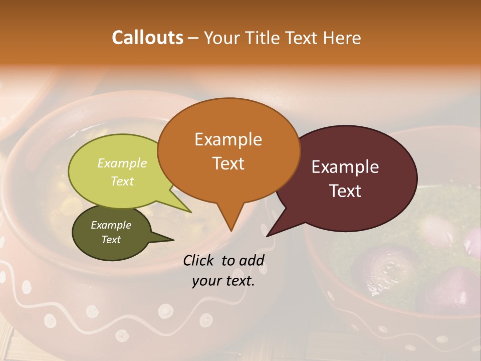 Salad Basket Healthy Eating PowerPoint Template