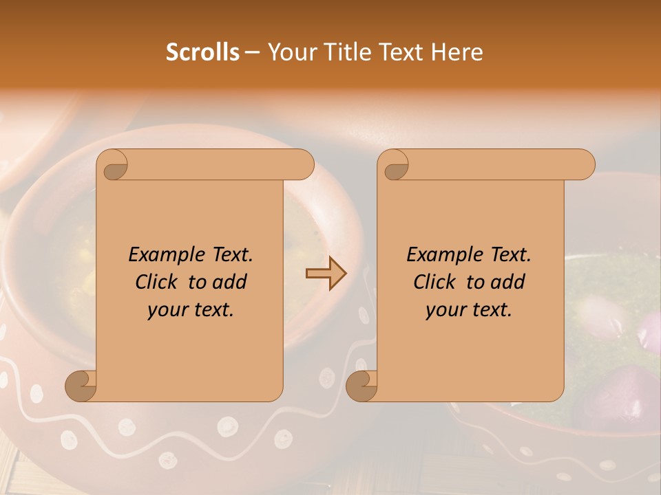 Salad Basket Healthy Eating PowerPoint Template