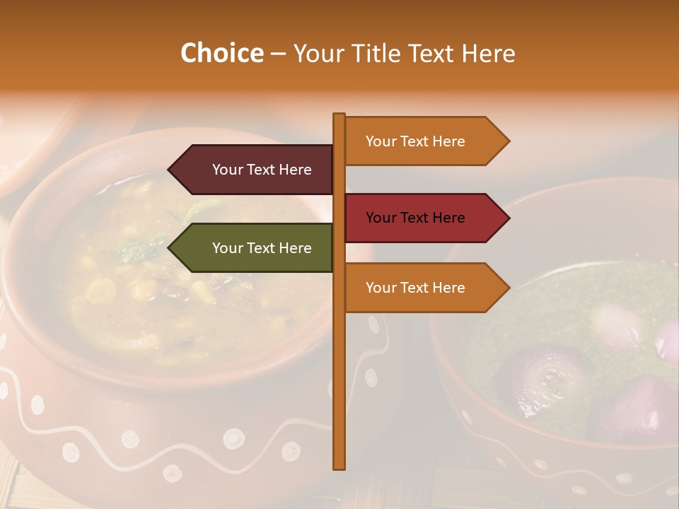 Salad Basket Healthy Eating PowerPoint Template