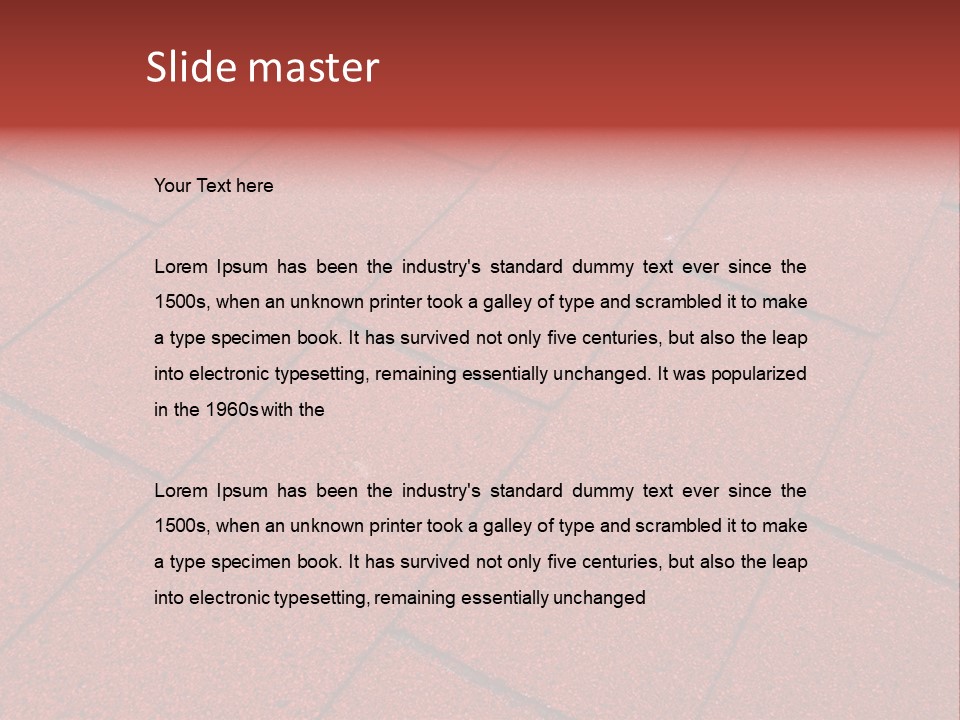 Tile Flat Construction PowerPoint Template