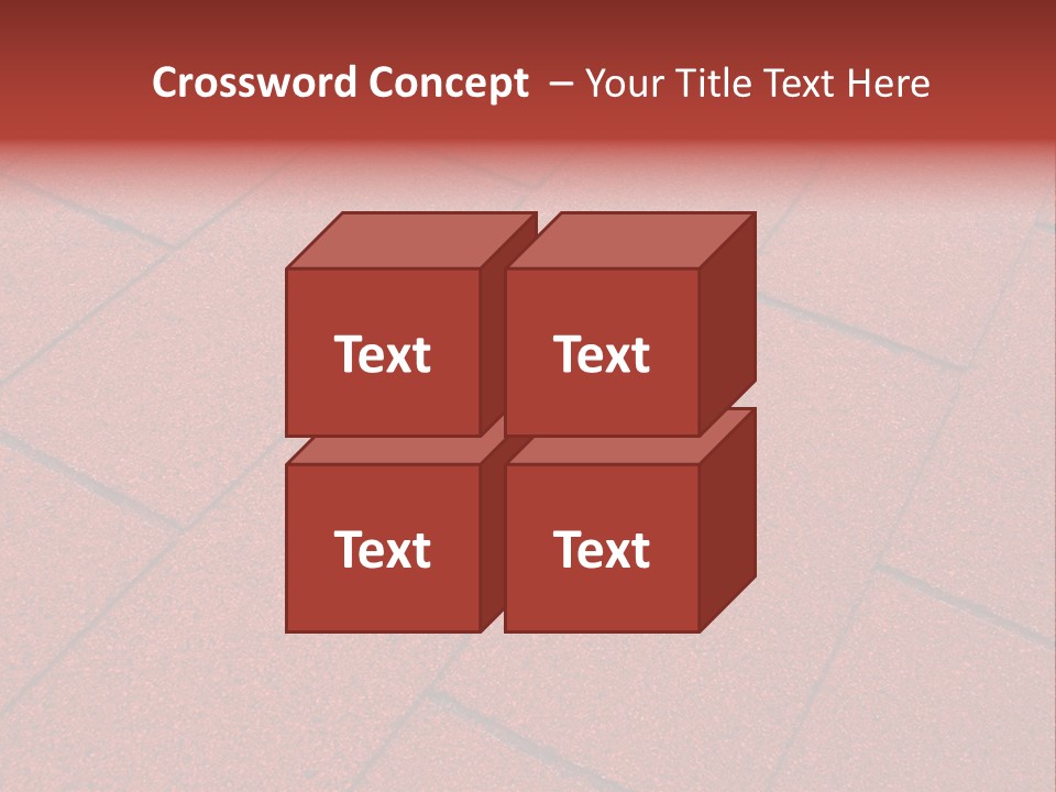 Tile Flat Construction PowerPoint Template
