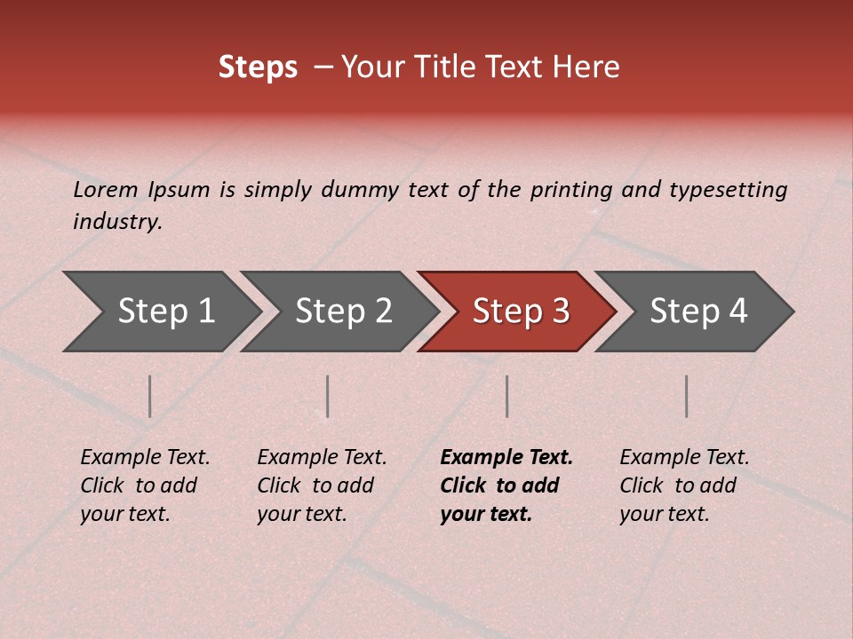 Tile Flat Construction PowerPoint Template