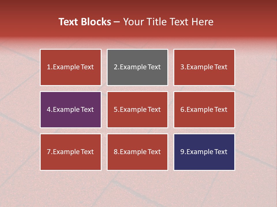 Tile Flat Construction PowerPoint Template