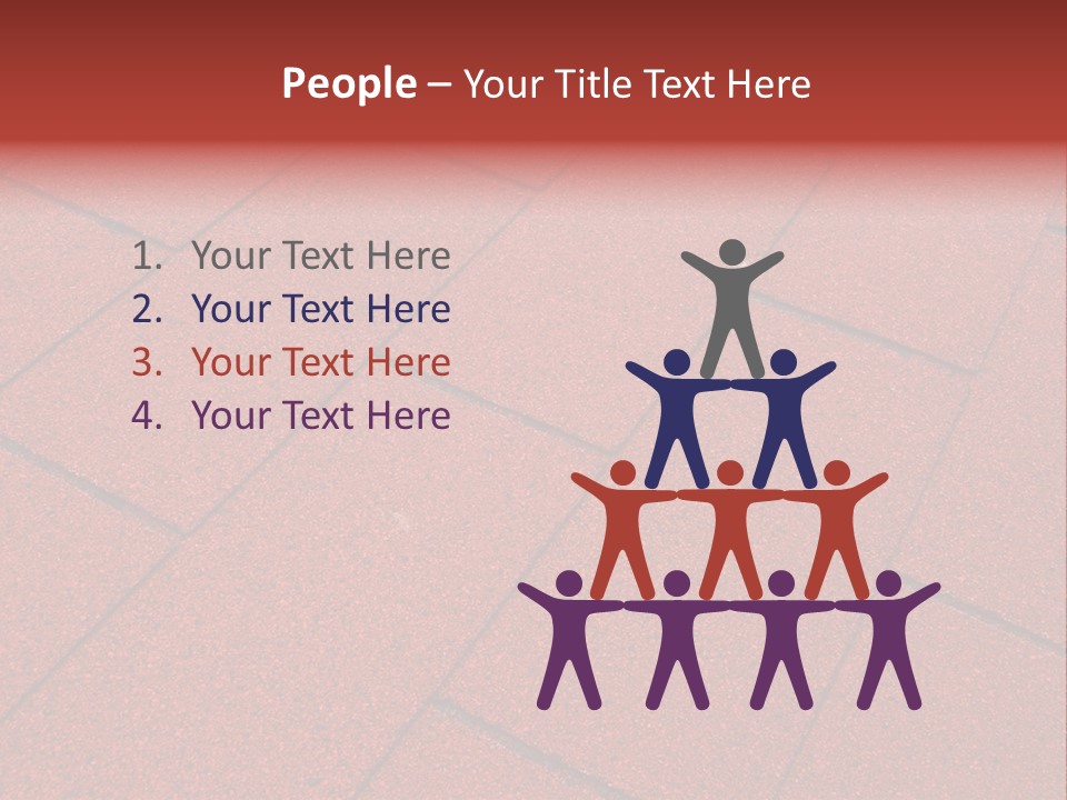 Tile Flat Construction PowerPoint Template