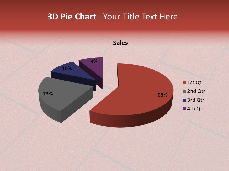 Tile Flat Construction PowerPoint Template