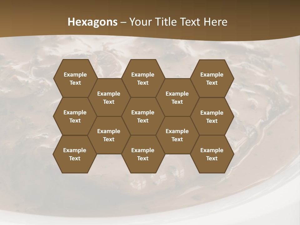 Potatoes Cognac Sauce PowerPoint Template