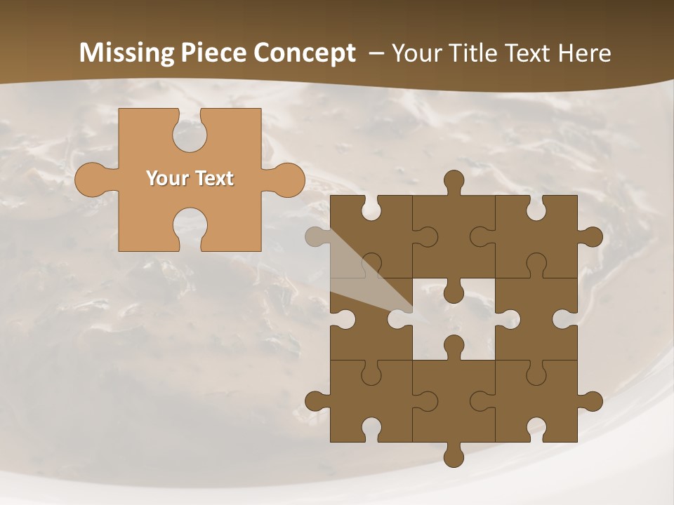 Potatoes Cognac Sauce PowerPoint Template