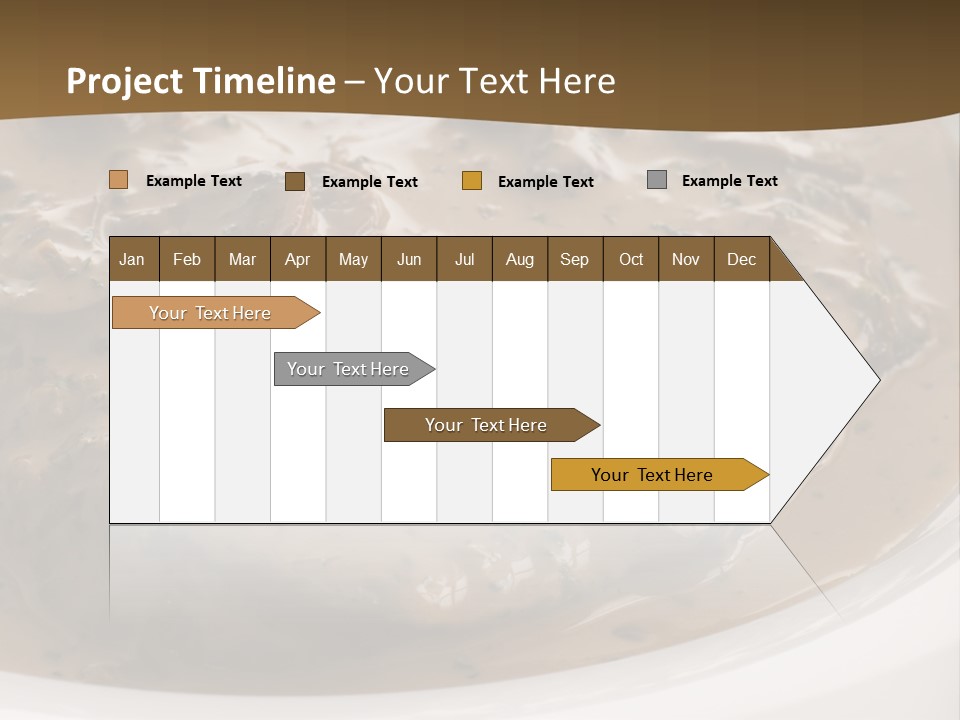 Potatoes Cognac Sauce PowerPoint Template