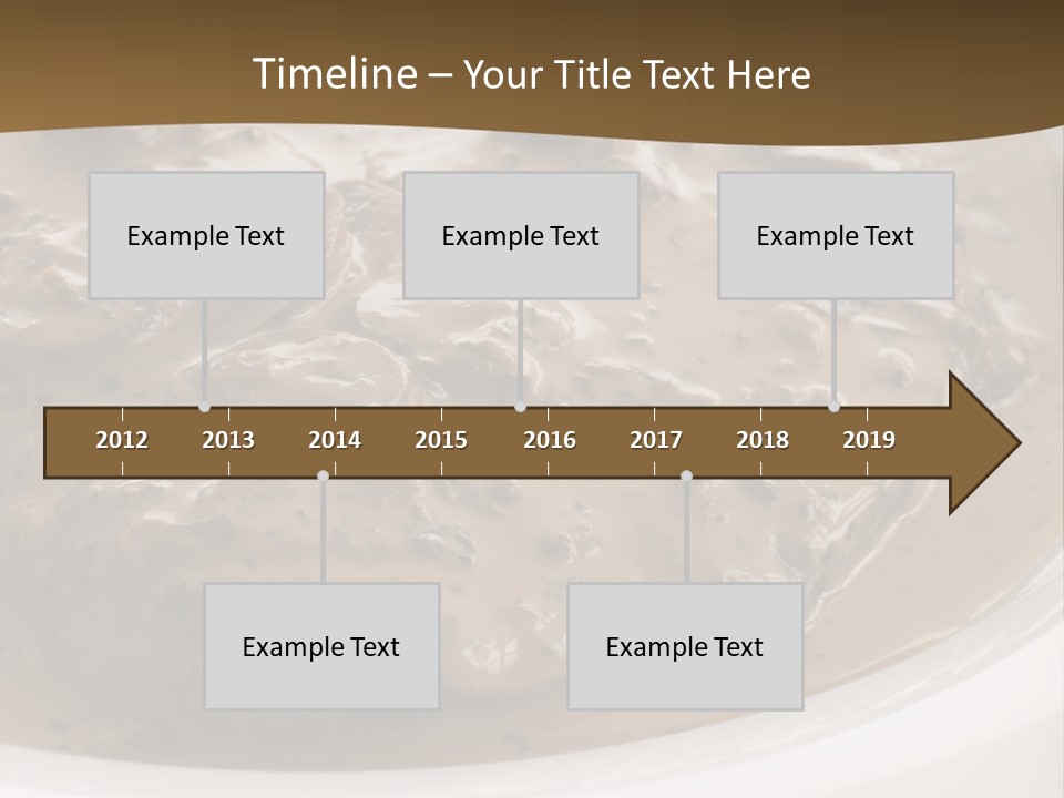 Potatoes Cognac Sauce PowerPoint Template