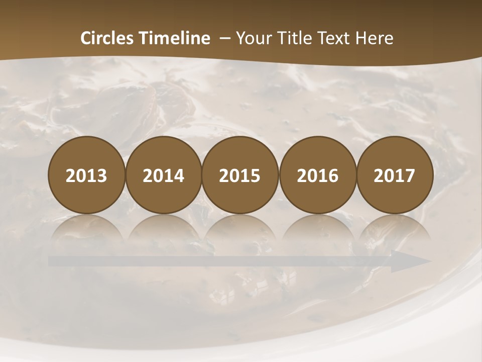 Potatoes Cognac Sauce PowerPoint Template