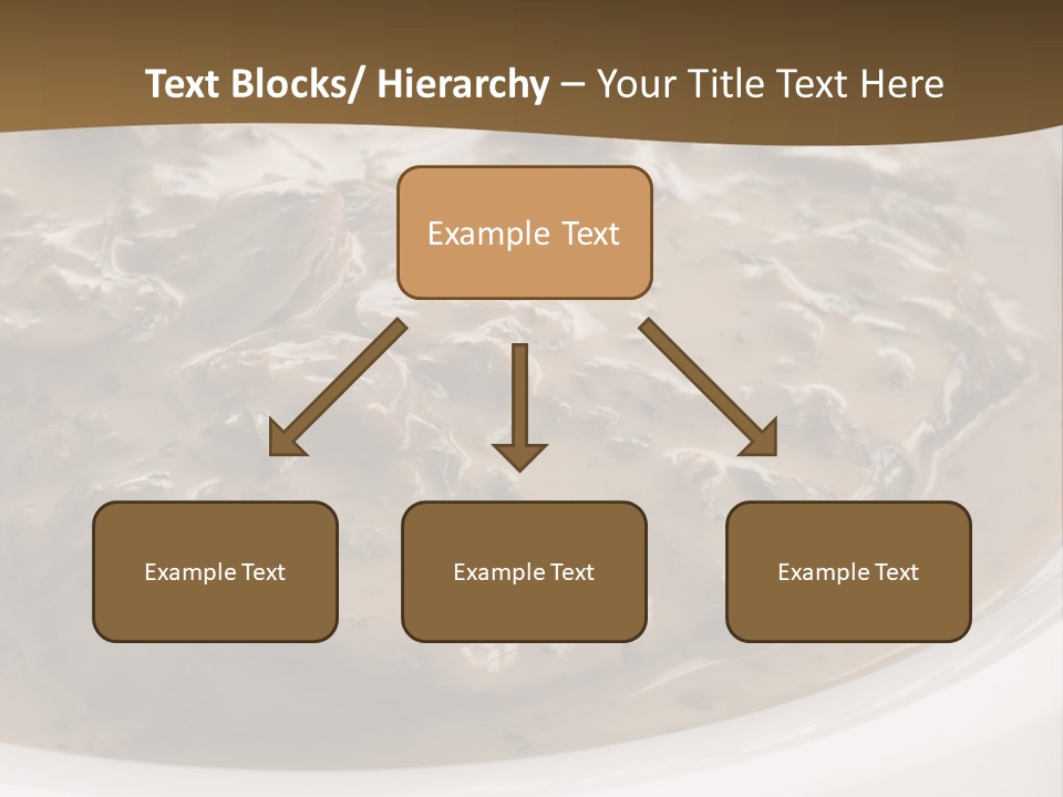 Potatoes Cognac Sauce PowerPoint Template