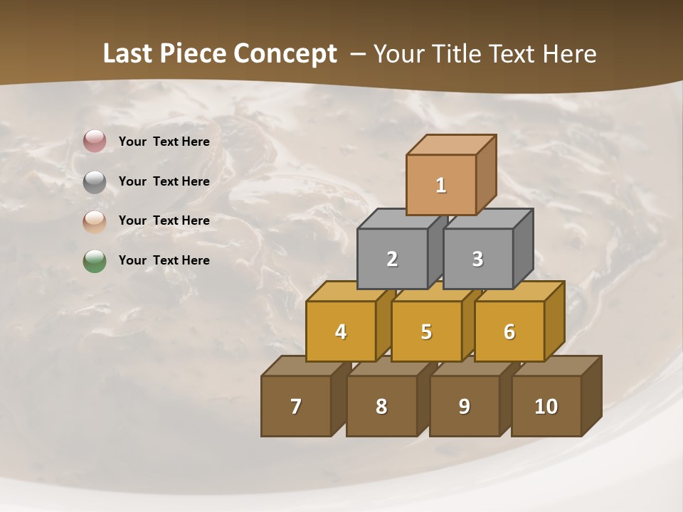 Potatoes Cognac Sauce PowerPoint Template