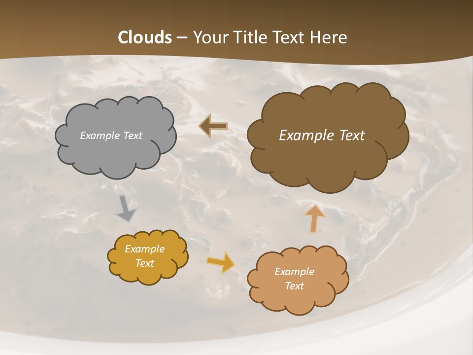 Potatoes Cognac Sauce PowerPoint Template