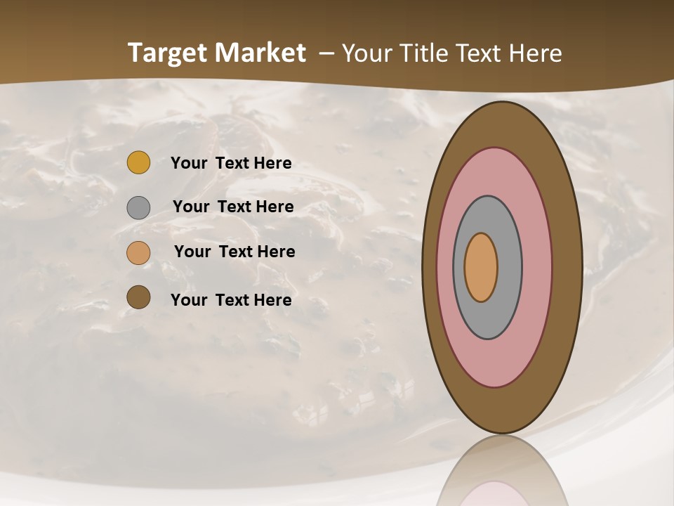 Potatoes Cognac Sauce PowerPoint Template