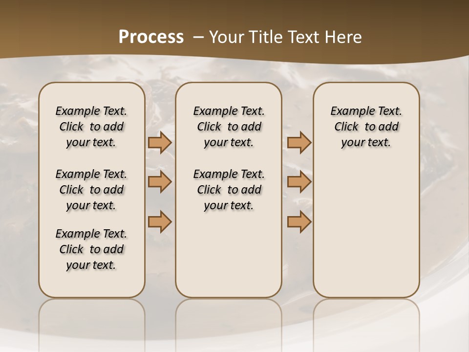 Potatoes Cognac Sauce PowerPoint Template