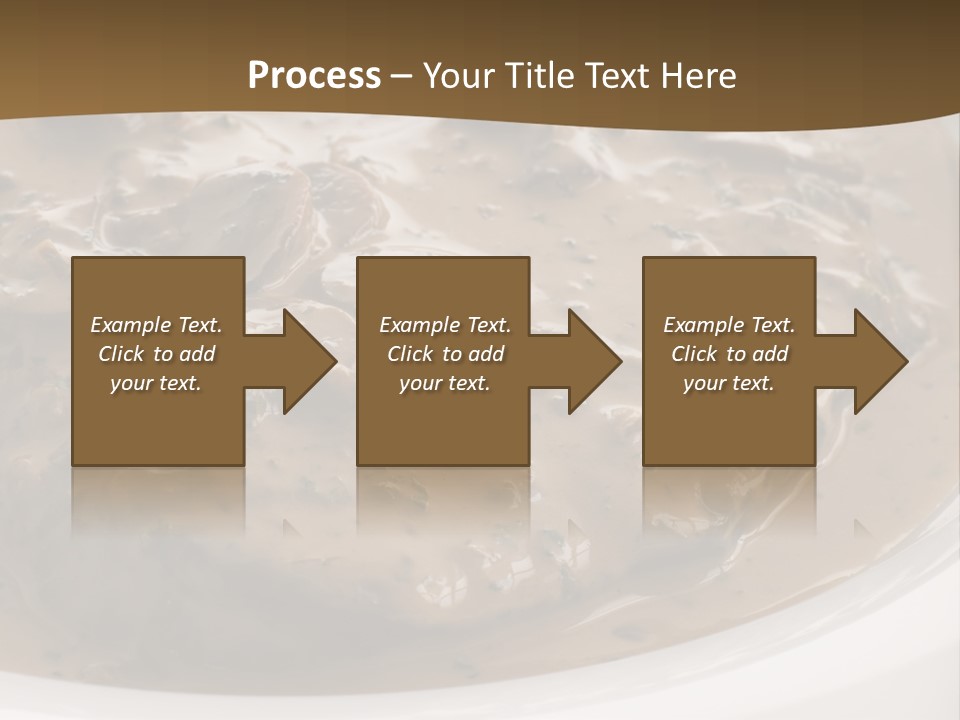 Potatoes Cognac Sauce PowerPoint Template