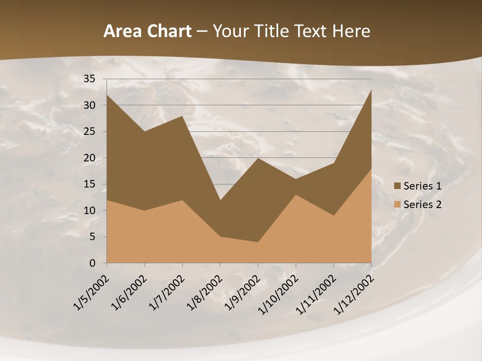 Potatoes Cognac Sauce PowerPoint Template