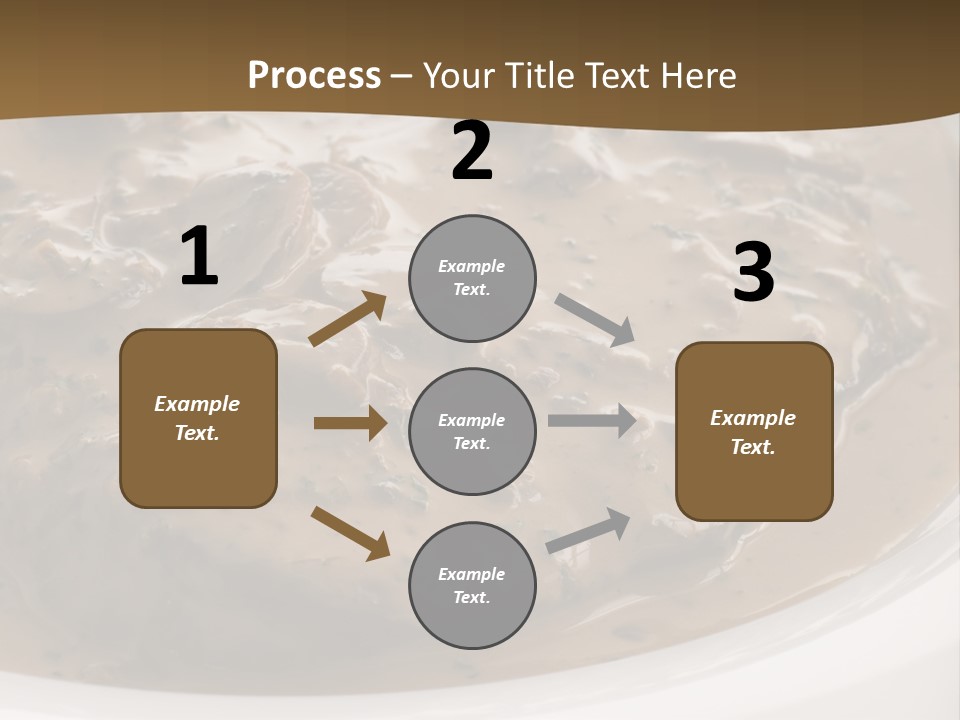 Potatoes Cognac Sauce PowerPoint Template